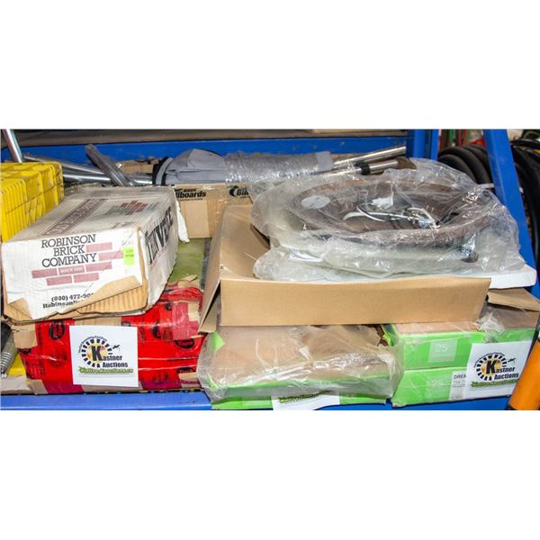 LARGE LOT OF ASSORTED FLOORING AND INDOOR