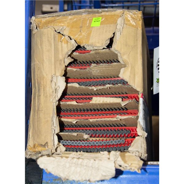 BOX OF HILTI 6-1/4" 8000 COIL SCREWS