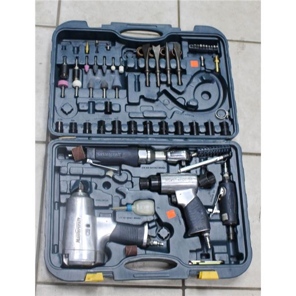 MASTERCRAFT 4PCS AIR TOOL AND ACCESSORY KIT