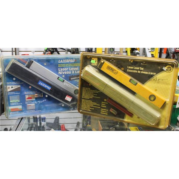 LOT OF TWO WORK CENTRE LASER LEVEL SET