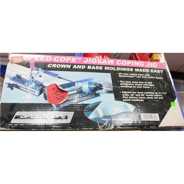 SPEED-COPE JIGSAW COPING JIG