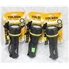 Image 1 : LOT OF THREE TOLSEN LED FLASHLIGHTS