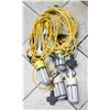 LOT OF CORDED WORK LIGHTS