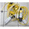 Image 1 : LOT OF CORDED WORK LIGHTS
