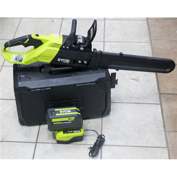 RYOBI RY40508 ELECTRIC RECHARGEABLE CHAINSAW