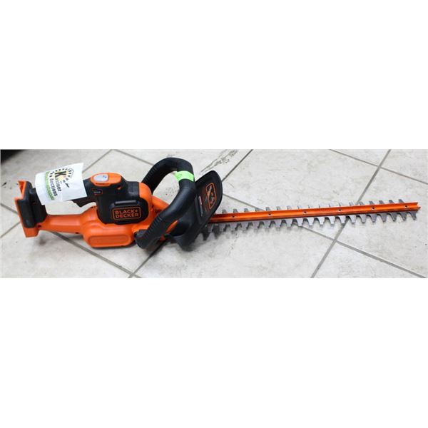 BLACK AND DECKER RECHAREABLE HEDGE TRIMMER