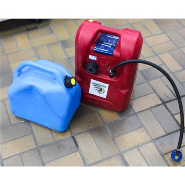 ATWOOD 6 GALLON BOAT GAS TANK AND 20L KEROSENE