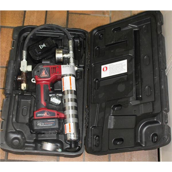 LUBCHEM 20V ELECTRIC GREASE GUN WITH BATTERY