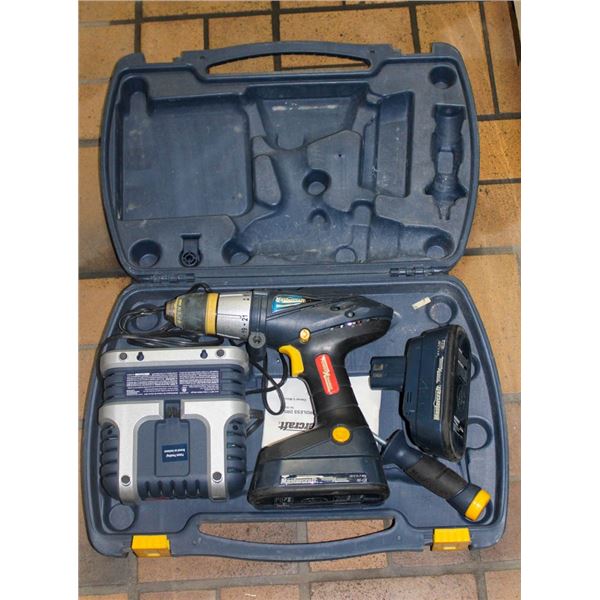 MASTERCRAFT 18V CORDLESS DRILL KIT IN CASE
