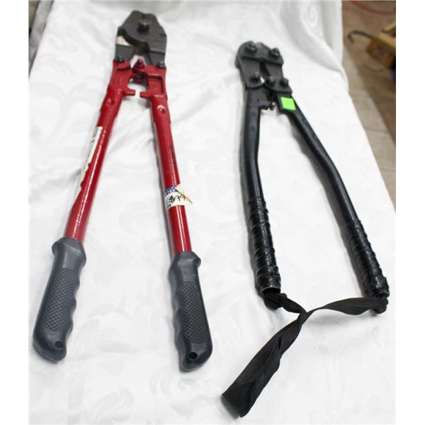 LOT OF 2- 24" BOLT CUTTERS