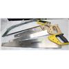 LOT OF 4 ASSORTED HANDSAWS