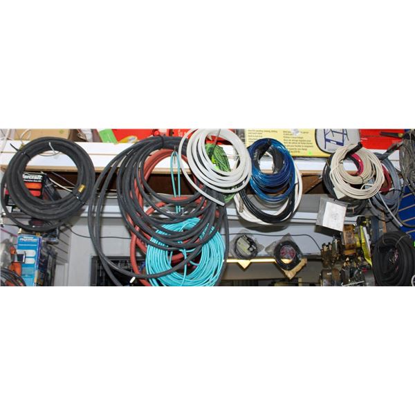 LARGE LOT OF ASSORTED HOSES