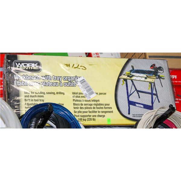 NIB WORKCENTER WORKBENCH W/ TRAY ORGANIZER