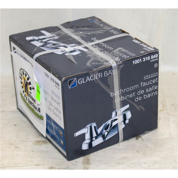 GLACIER BAY CHROME BATHROOM FAUCET