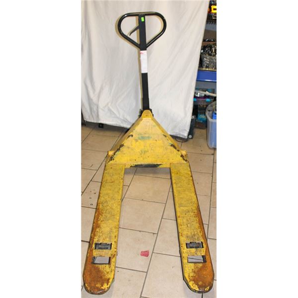 YELLOW HYDRAULIC PALLET JACK