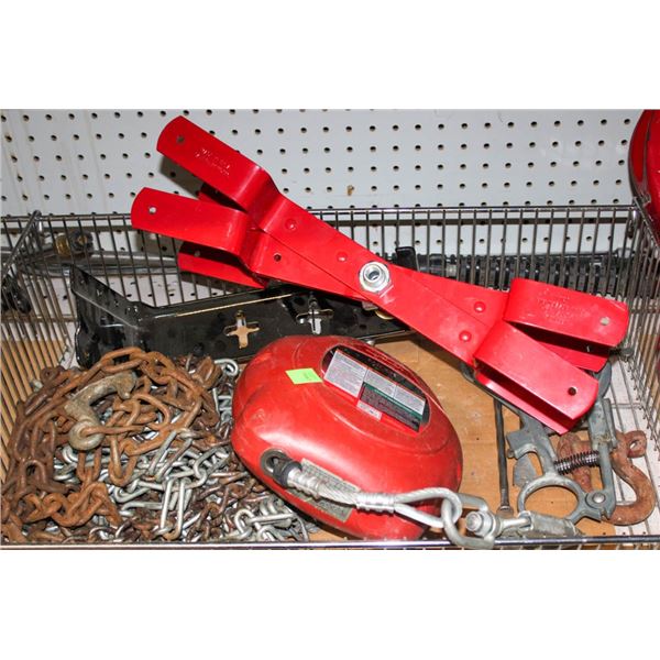 FALCON LIFELINE/ CHAINS & RED REEL