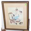 Image 1 : NORMAN ROCKWELL FRAMED PICTURE