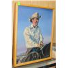 Image 1 : E. CLELAND COWBOY FRAMED PAINTING