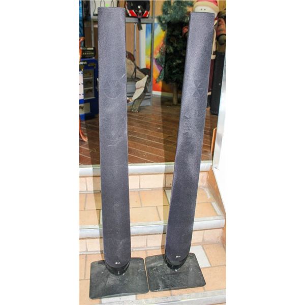 PAIR OF LG FLOOR SPEAKERS