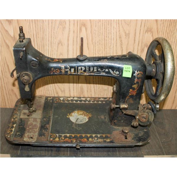 SEARS ROBUCK CO. BURDICK ANTIQUE SEWING MACHINE
