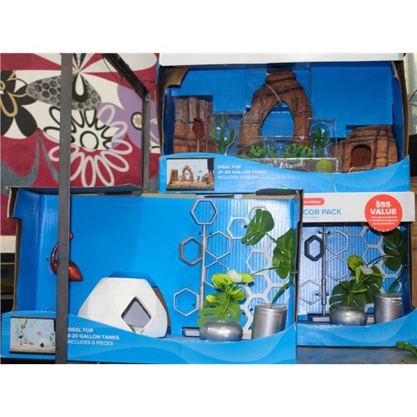 LOT OF 3 TOP FIN AQUARIUM TANK ACCESSORIES NEW IN