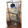 Image 1 : 3 TIER METAL & GLASS DISPLAY SHELF W/ CONTENTS
