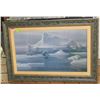 Image 1 : POLAR BEAR FRAMED PICTURE BY DAVID JEAN