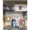 Image 2 : CONTENTS OF 4 WALL SHELVES- HOUSEHOLD ELECTRONICS;