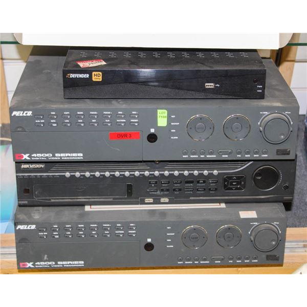 LOT OF VIDEO RECORDING COMPONENTS & PVR;