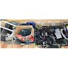 Image 2 : LARGE FLOOR LOT OF MISC BINS & CRATES; ELECTRONIC