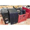 Image 4 : LARGE FLOOR LOT OF MISC BINS & CRATES; ELECTRONIC