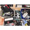 Image 2 : LARGE FLOOR LOT OF MISC BINS & CRATES; ELECTRONIC
