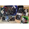 Image 3 : LARGE FLOOR LOT OF MISC BINS & CRATES; ELECTRONIC