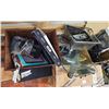 Image 4 : LARGE FLOOR LOT OF MISC BINS & CRATES; ELECTRONIC