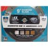 Image 3 : Qty 2 Makita E-02515  9" Diamond Blades, New in Package