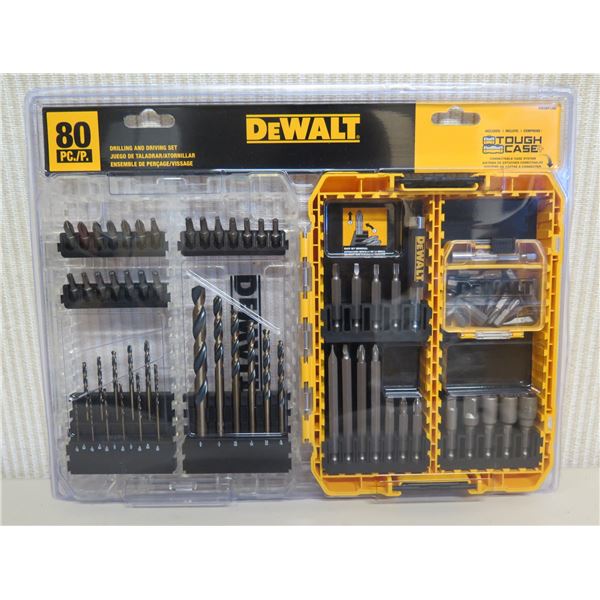 DeWalt DWAMF1280 Tough Case 80pc Drilling & Driving Set New in Package