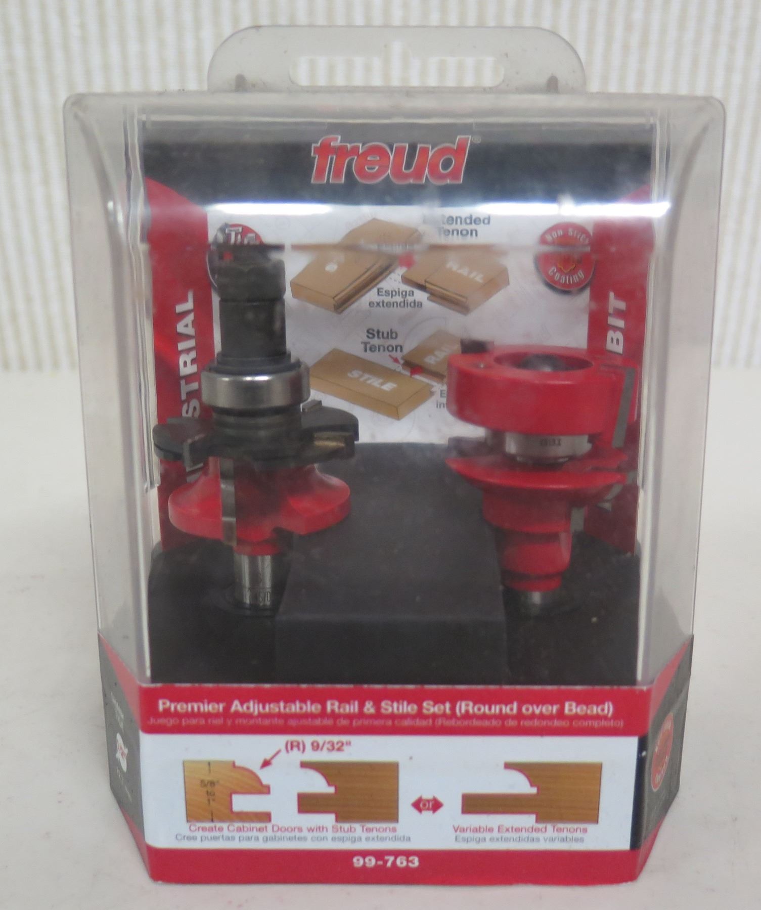 Freud Handrail Router Bit Freud 99-763 Rail & Stile Router Bit Set New in Package