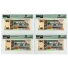 Image 2 : Central Bank of Belize, 1991 and 1996,  2 Sequential Banknote Pairs