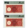 Image 2 : China. Central Bank of China, 1944, Sequential Pair of Issued Banknotes.