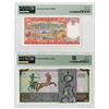 Image 2 : Central Bank of Egypt and Central Bank of Oman, 1976 to 1995, Banknote Pair