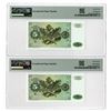 Image 2 : Germany. Deutsche Bundesbank, 1980, High Grade Sequential Issued Banknote Pair