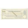 Image 2 : Great Britain Specimen Postal Order for 3/- 6d, ND (ca.1860 to 1870s) with "One Penny" Imprinted Rev
