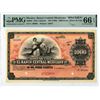 Image 1 : Bono de Caja Banco Central Mexicano, 1902, Specimen Banknote.