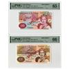 Image 1 : Saint Helena. Government of Saint Helena, 2012, Pair of Specimen Banknotes.