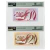 Image 2 : Saint Helena. Government of Saint Helena, 2012, Pair of Specimen Banknotes.