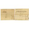 Image 2 : State of Connecticut, Pay-Table Office, 1782 Tax Warrant Pair Signed by Fenn Wadsworth and William M