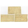 Image 2 : Connecticut Comptroller's Office, 1790, Trio of I/C Payment Certificates