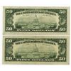 Image 2 : F.R.N., Series of 1981, $50 Replacement Banknote Pair