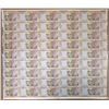 Image 2 : De La Rue Giori - Le Mont 2000, Uncut Sheet of 45 Specimen Banknotes
