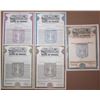 Image 1 : State of Israel, 1980 to 1986, Unique Approval Bond Mockup and 4 Specimen Bonds